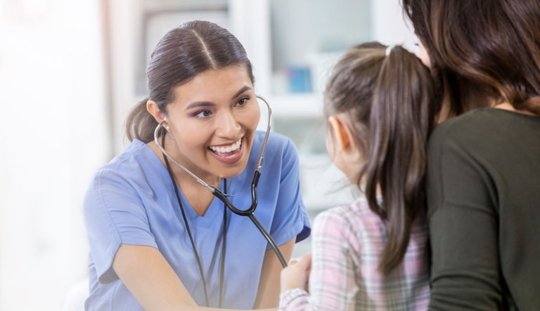 Doctora y paciente